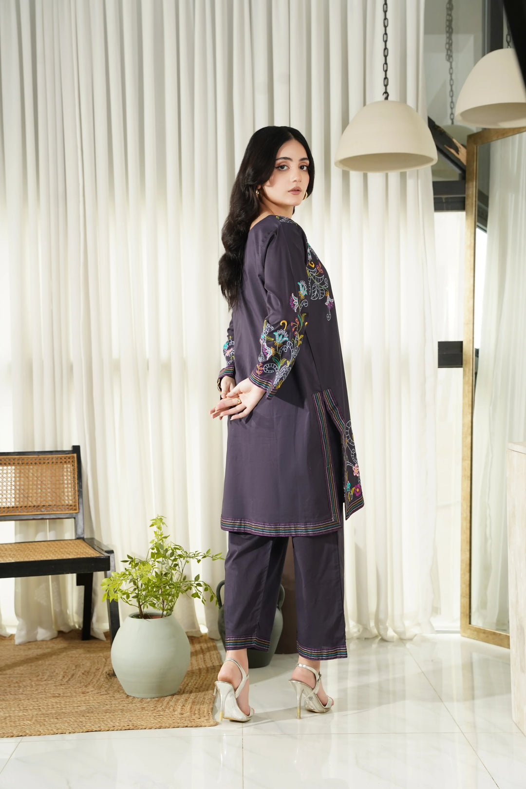 Dhaga Women Pret Embroidered 2 Piece cotton Kaif SS25DSEkaif - Summer Collection