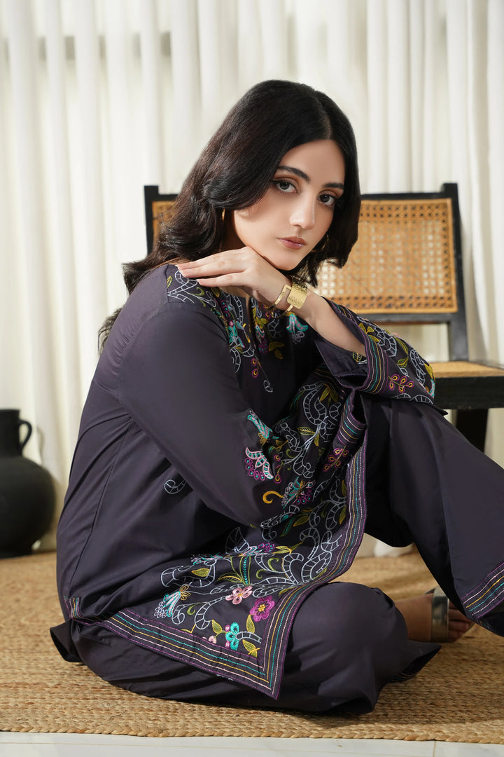 Dhaga Women Pret Embroidered 2 Piece cotton Kaif SS25DSEkaif - Summer Collection