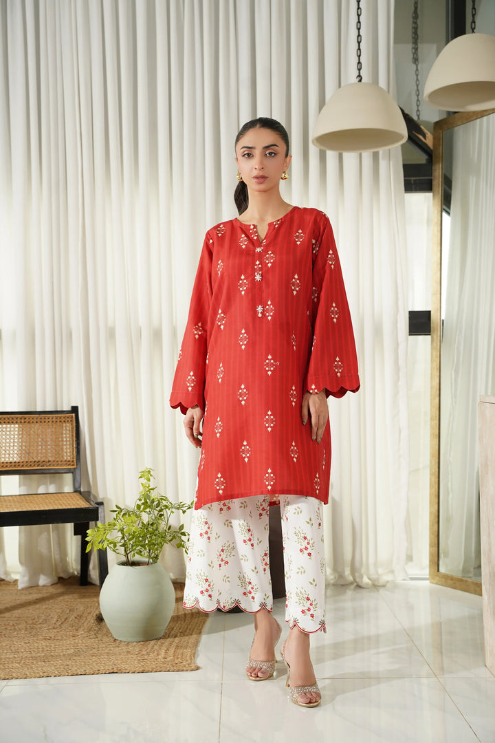 Dhaga Women Pret Printed 2 Piece poly cambric Sienna SS25DSP302 - Summer Collection