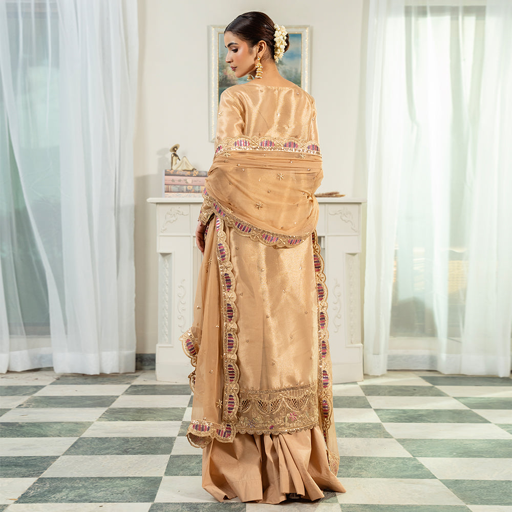 Zebtan Women Unstitched Embroidered Missouri 3 Piece Suit ZM-05 Festive Collection