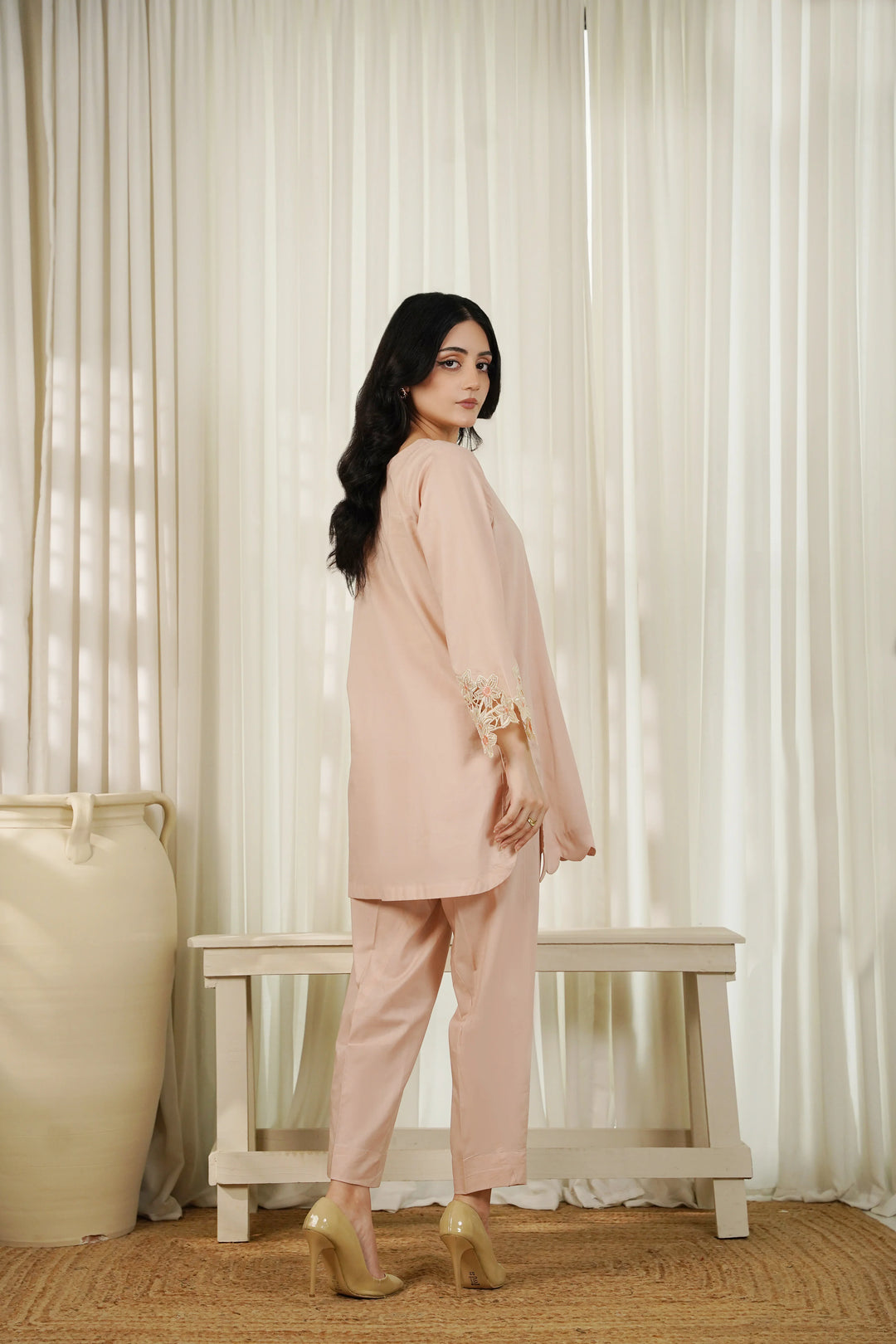 Dhaga Women Pret Embroidered 2 Piece cotton Elin SS25DSE118 - Summer Collection