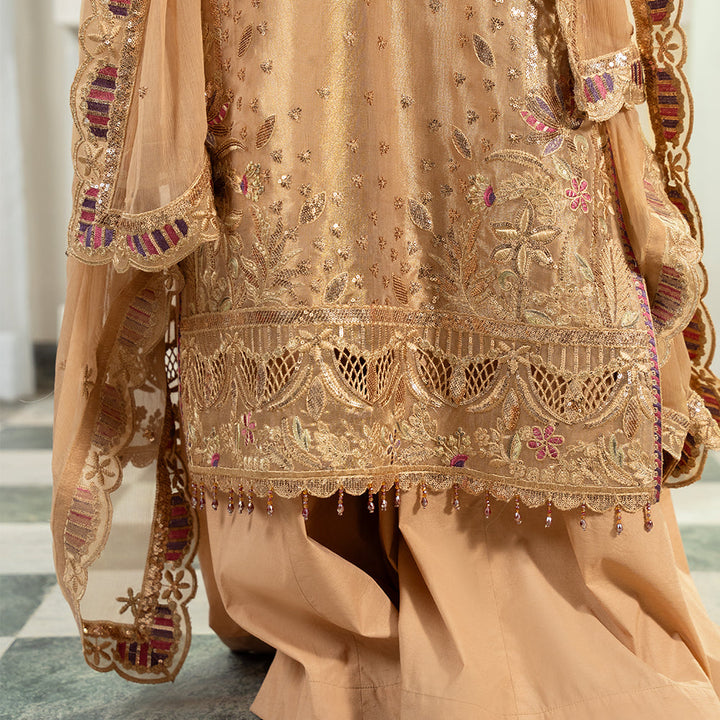 Zebtan Women Unstitched Embroidered Missouri 3 Piece Suit ZM-05 Festive Collection