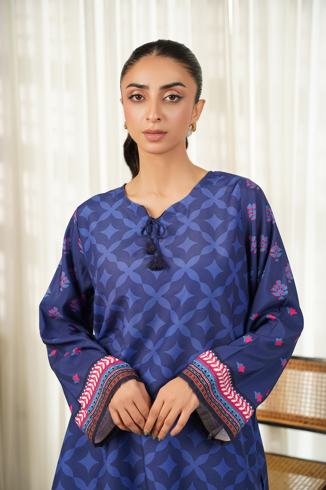 Dhaga Women Pret Printed 2 Piece Soft Crepe Lennie SS25DKP114 - Summer Collection