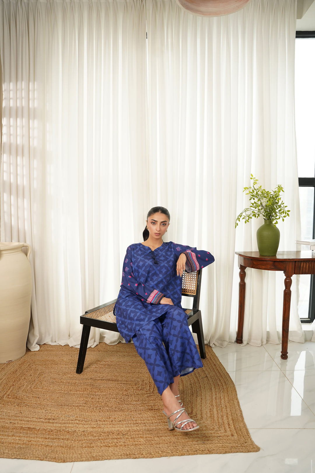 Dhaga Women Pret Printed 2 Piece Soft Crepe Lennie SS25DKP114 - Summer Collection