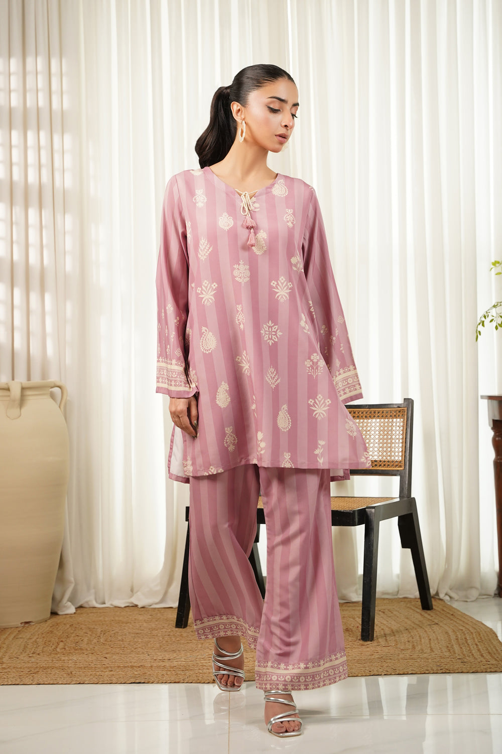 Dhaga Women Pret Printed 2 Piece Soft Crepe Beatrice SS25DKP138 - Summer Collection