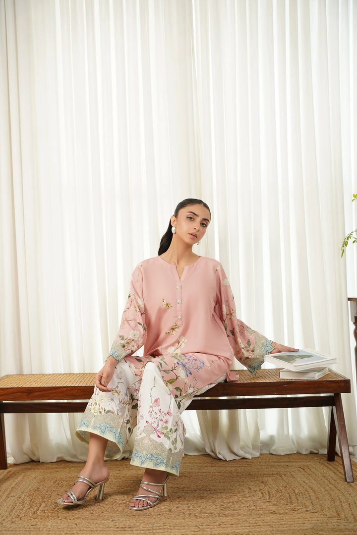 Dhaga Women Pret Printed 2 Piece poly cambric Amorette SS25DSP303 - Summer Collection