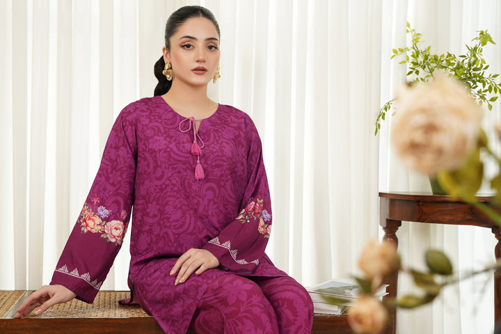 Dhaga Women Pret Printed 2 Piece Soft Crepe Bridgette SS25DKP121 - Summer Collection