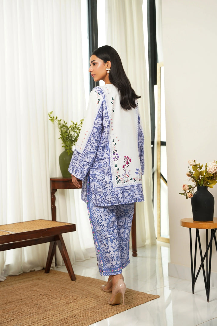 Dhaga Women Pret Printed 2 Piece Soft Crepe Enid SS25DSP313 - Summer Collection