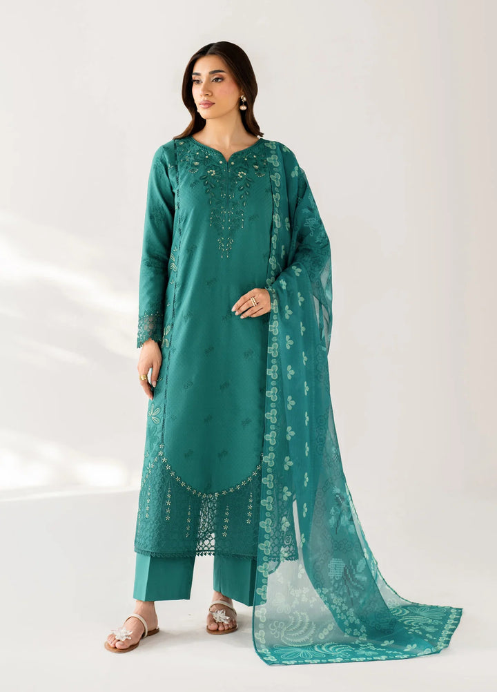 Le'essence by Xenia Formals Unstitched Embroidered Lawn 3 Piece Suit XE26UL D-11 Elvyn - Summer Collection