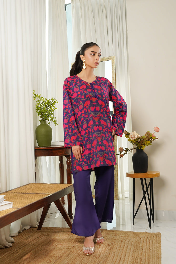 Dhaga Women Pret Printed 2 Piece Soft Crepe Emma SS25DKP106 - Summer Collection