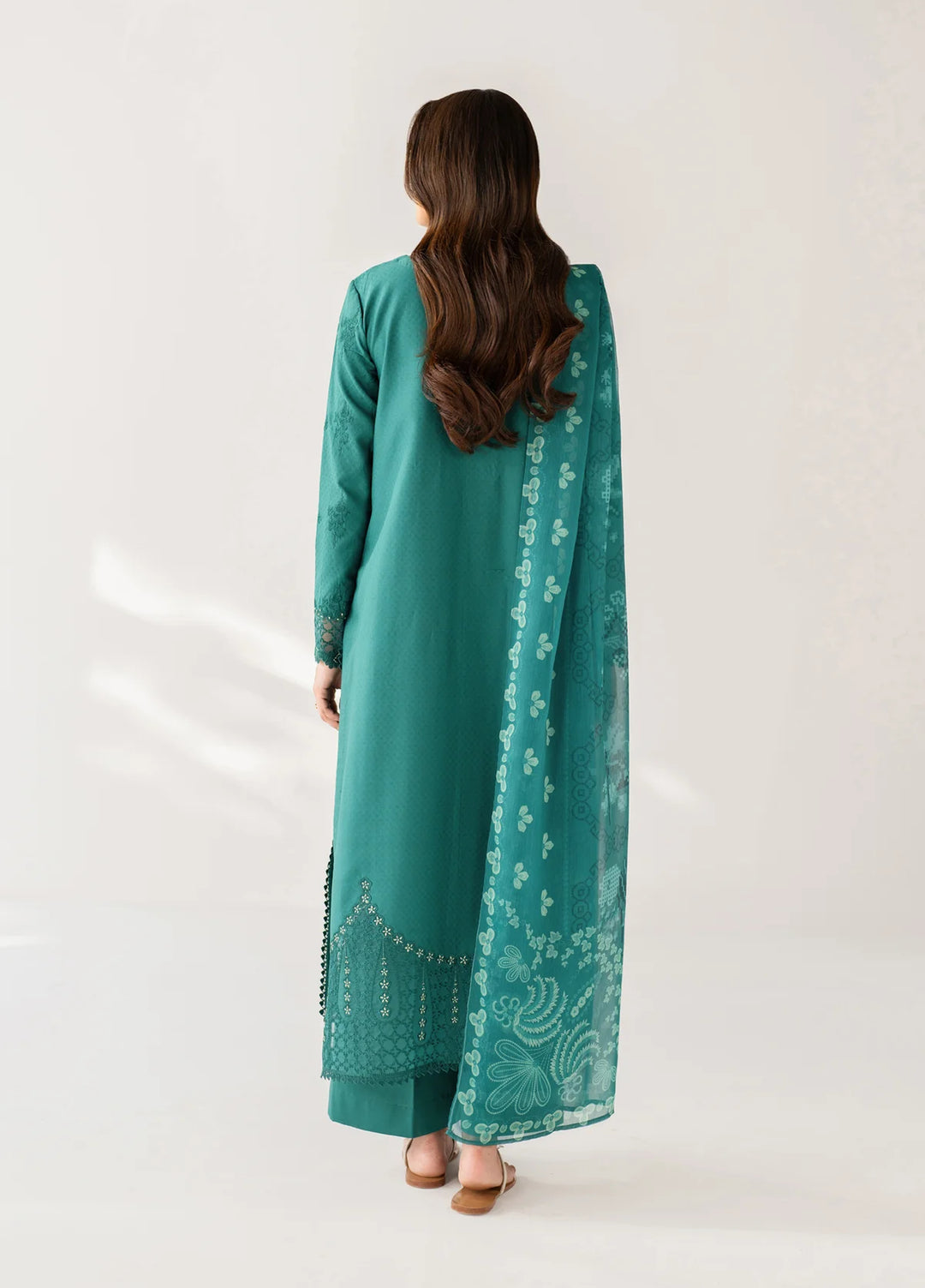 Le'essence by Xenia Formals Unstitched Embroidered Lawn 3 Piece Suit XE26UL D-11 Elvyn - Summer Collection