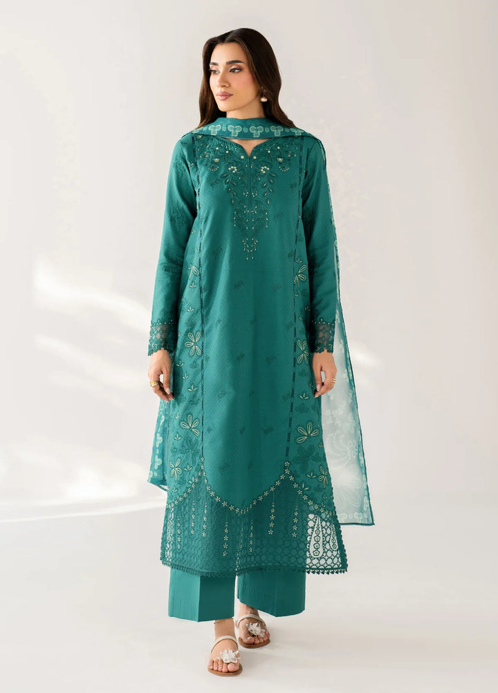 Le'essence by Xenia Formals Unstitched Embroidered Lawn 3 Piece Suit XE26UL D-11 Elvyn - Summer Collection