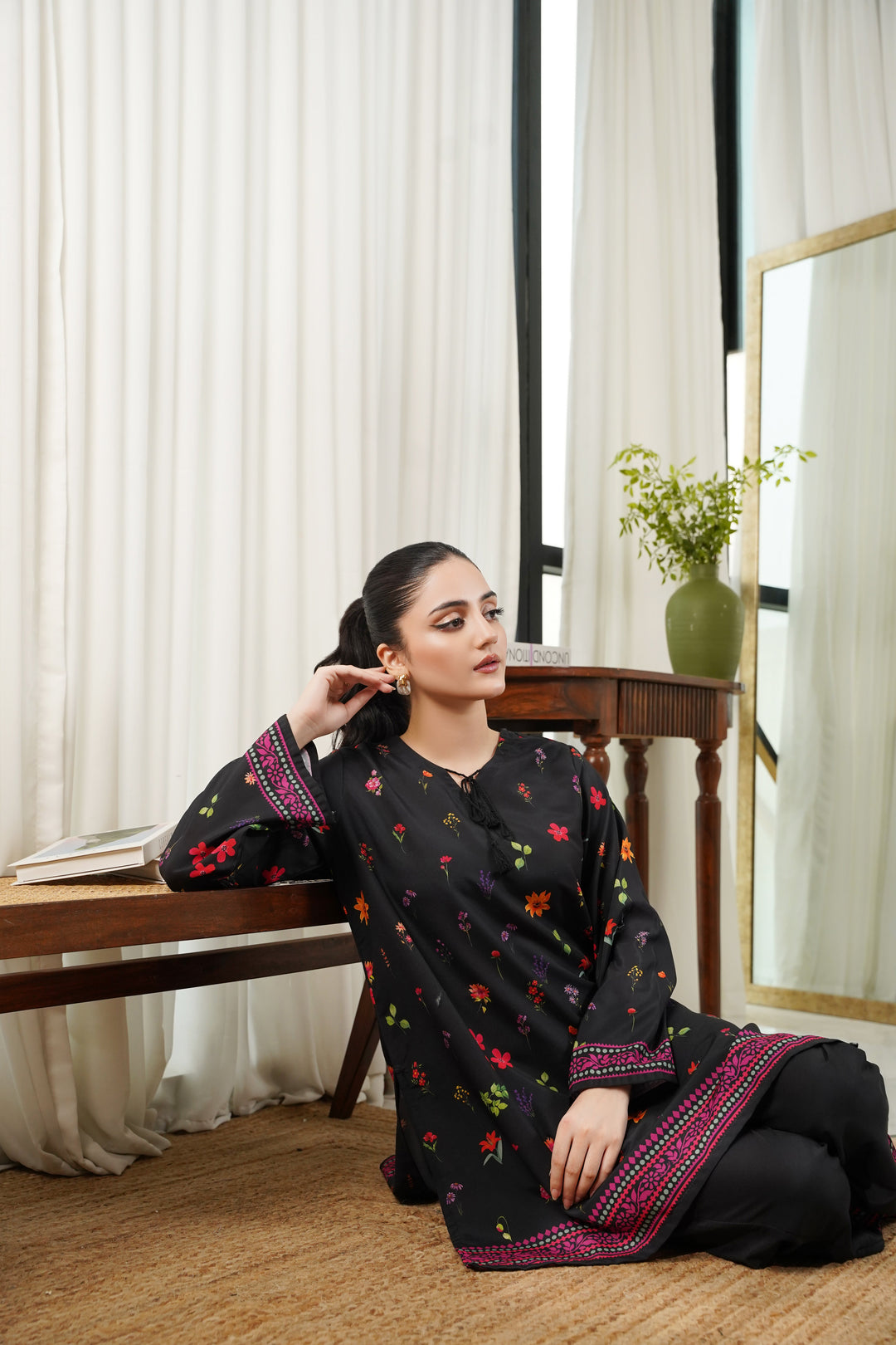 Dhaga Women Pret Printed 2 Piece Soft Crepe Becca SS25DKP134 - Summer Collection