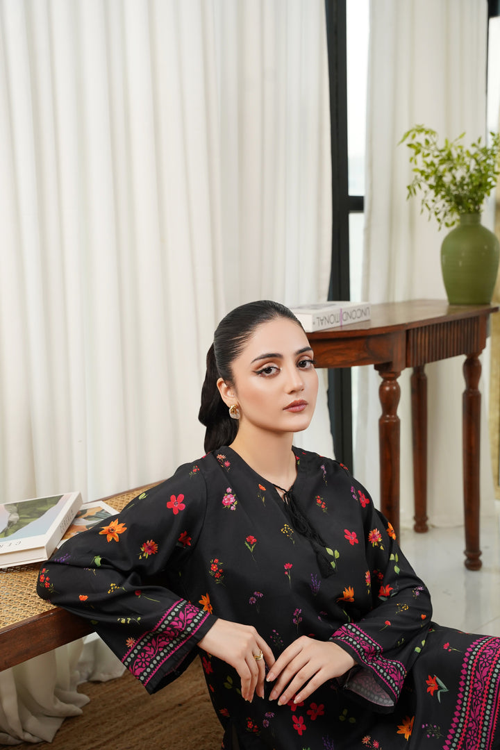 Dhaga Women Pret Printed 2 Piece Soft Crepe Becca SS25DKP134 - Summer Collection