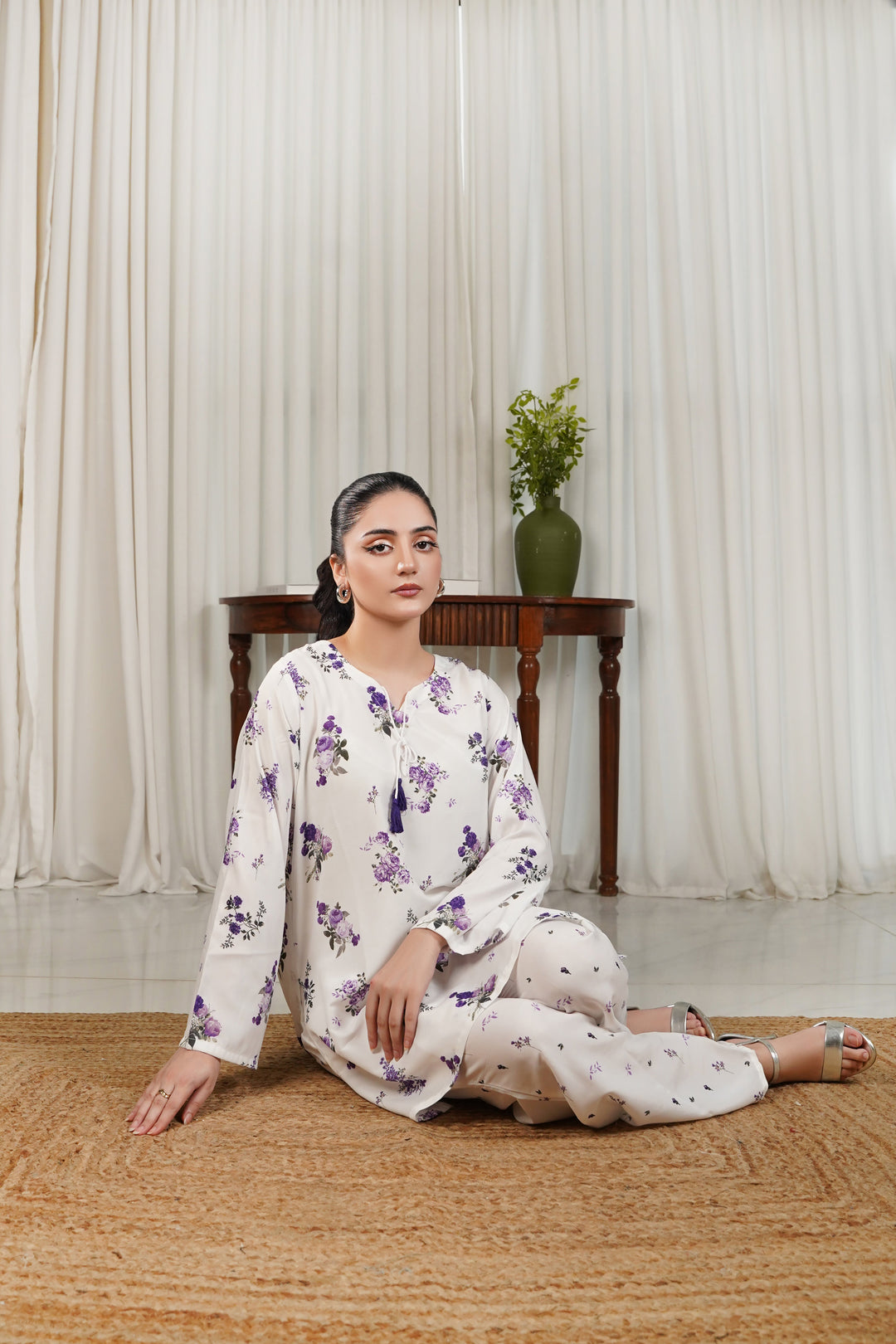 Dhaga Women Pret Printed 2 Piece Soft Crepe Blaire SS25DKP137 - Summer Collection