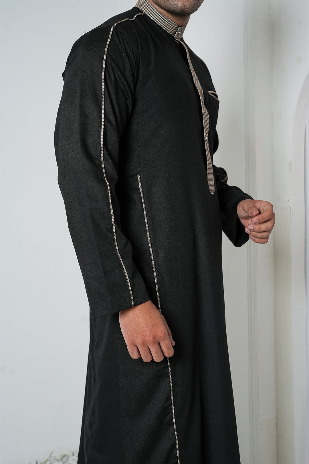Royal Arabic Jubba by Edge Republic Mens RTW Solids Cotton Viscose 2 Piece Suit JB 004 Festive Collection