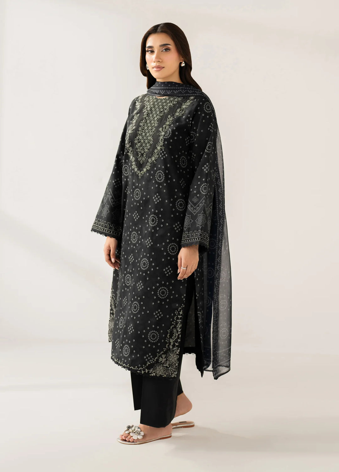 Le'essence by Xenia Formals Unstitched Embroidered Lawn 3 Piece Suit XE26UL D-01 Neara - Summer Collection