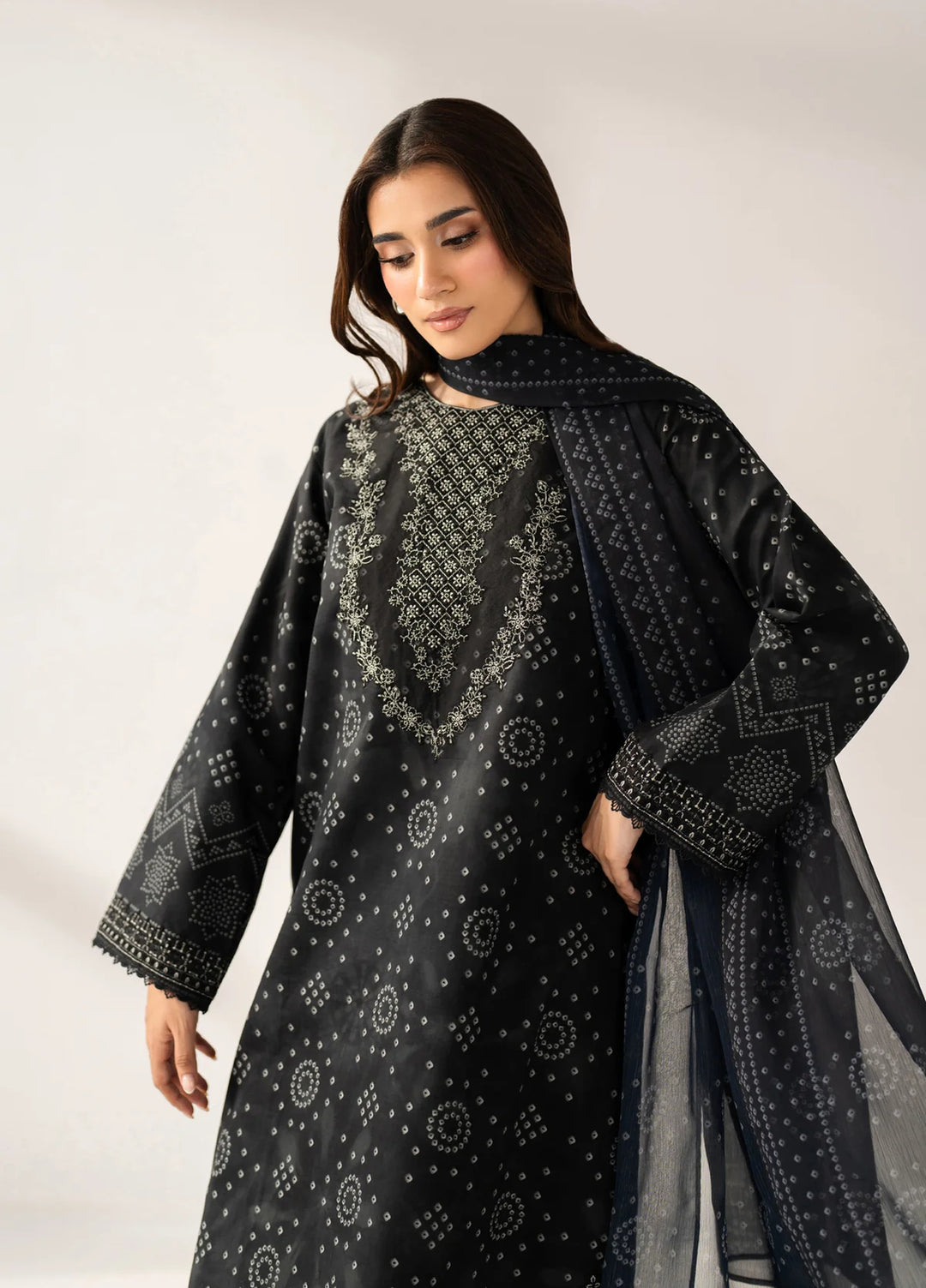 Le'essence by Xenia Formals Unstitched Embroidered Lawn 3 Piece Suit XE26UL D-01 Neara - Summer Collection