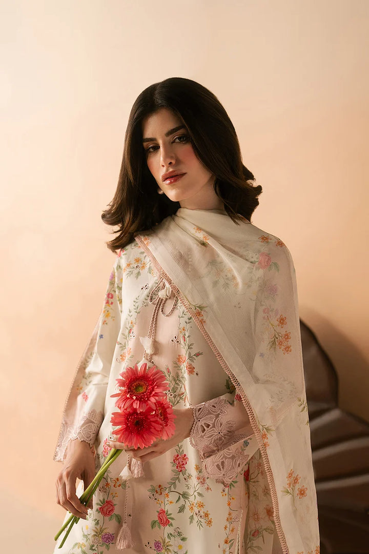 Haze A Prints by Afrozeh Unstitched Embroidered  Lawn 3 Piece Suit AF26UAP Lustre FWU-113 - Summer Collection