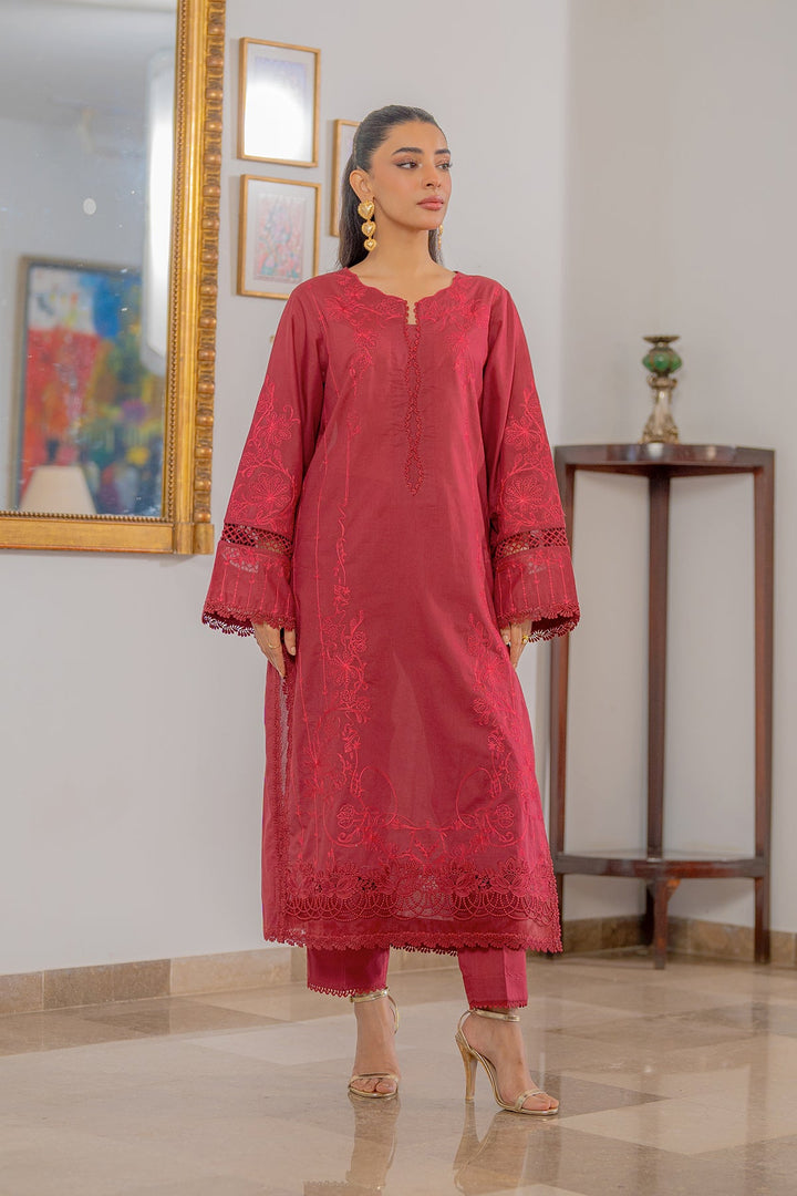 Sahar Women RTW Chikankari Embroidered Lawn 2 Piece Suit Bloom Surge - Festive Collection