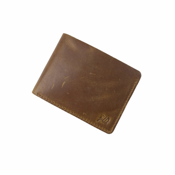 Vintage by Jild Mens Genuine Vintage Leather Wallet-BROWN S3 - Wallets Collection