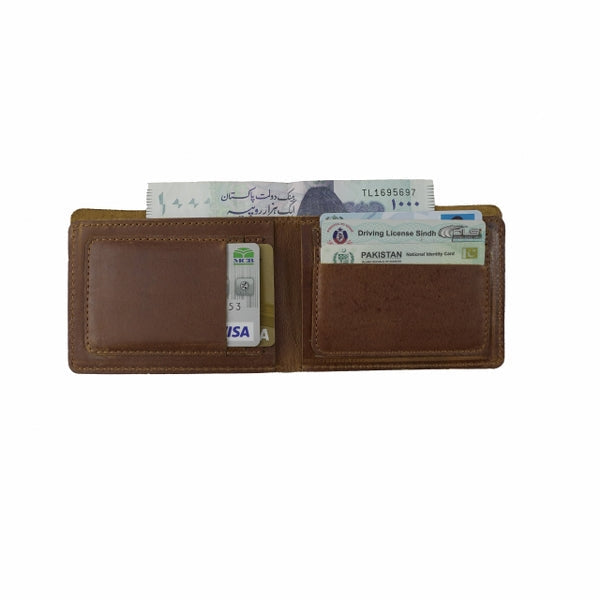 Vintage by Jild Mens Genuine Vintage Leather Wallet-BROWN S3 - Wallets Collection