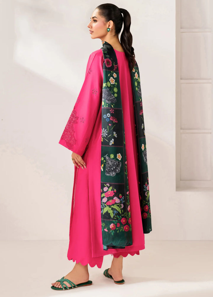Le'essence by Xenia Formals Unstitched Embroidered Lawn 3 Piece Suit XE26UL D-05 Crizma - Summer Collection