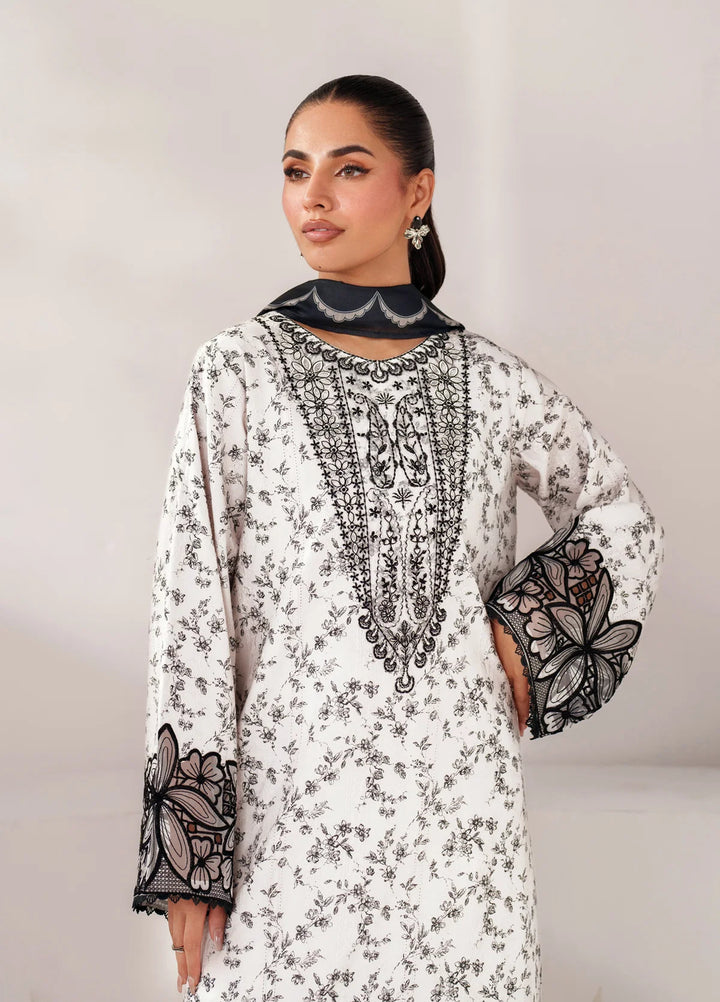 Le'essence by Xenia Formals Unstitched Embroidered Lawn 3 Piece Suit XE26UL D-03 Tia - Summer Collection