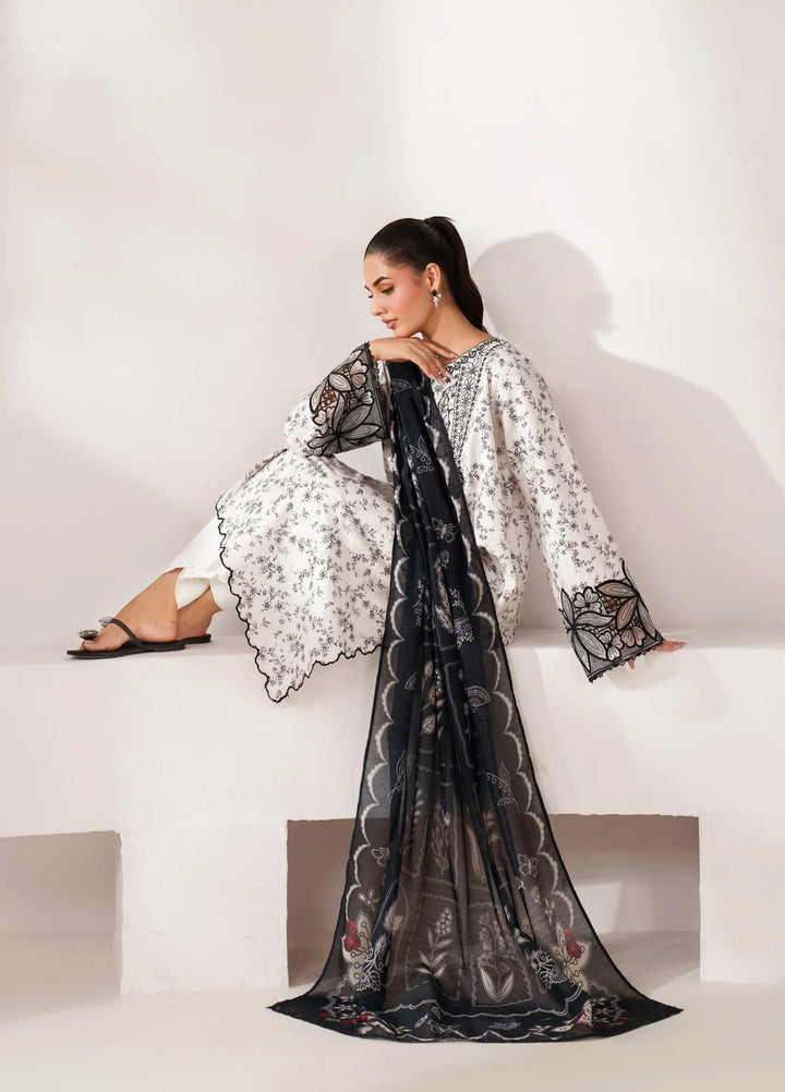 Le'essence by Xenia Formals Unstitched Embroidered Lawn 3 Piece Suit XE26UL D-03 Tia - Summer Collection