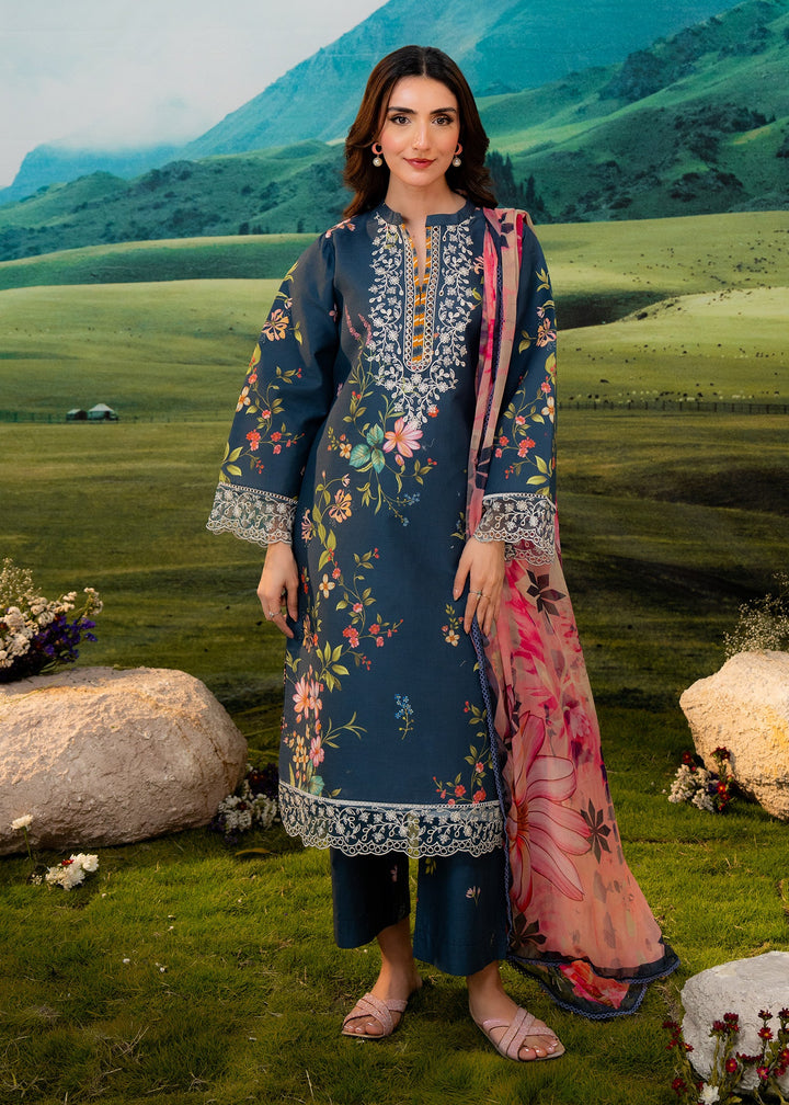 Elysian by Meerak RTW Embroidered Lawn 3 Piece Suit Aster Casual Collection