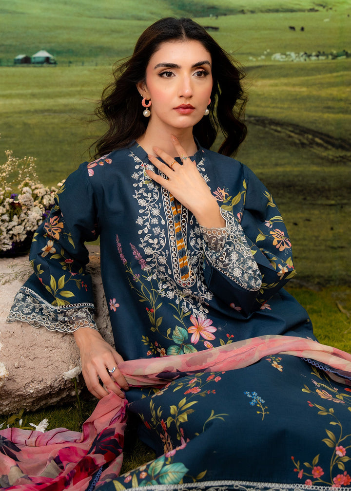 Elysian by Meerak RTW Embroidered Lawn 3 Piece Suit Aster Casual Collection