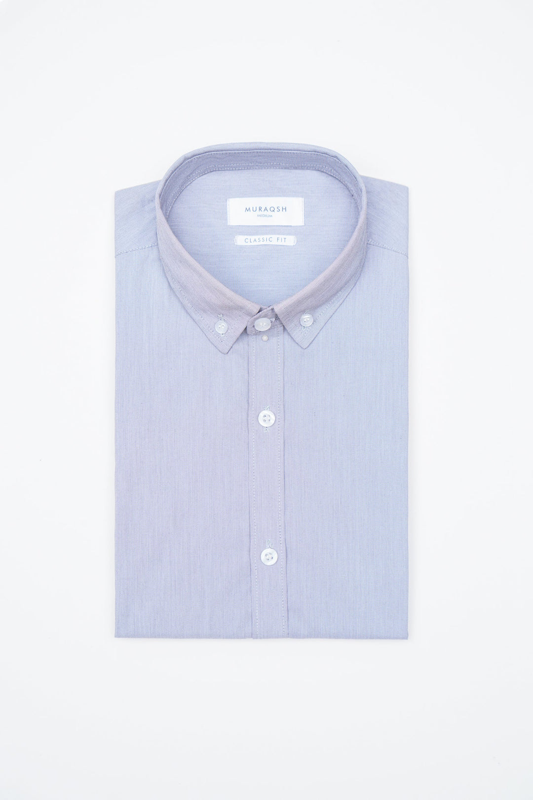 Muraqsh Ready To Wear Solids Cotton Men Grey Textured Casual Shirt ABD-GTCS - Summer Collection