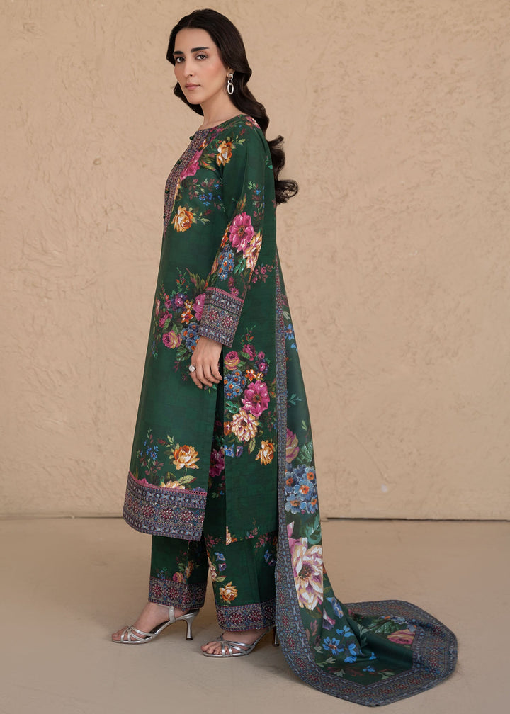 Meerak Women Khaddar Pret 3 Piece Embroidered Khaddar 204 - Winter Collection
