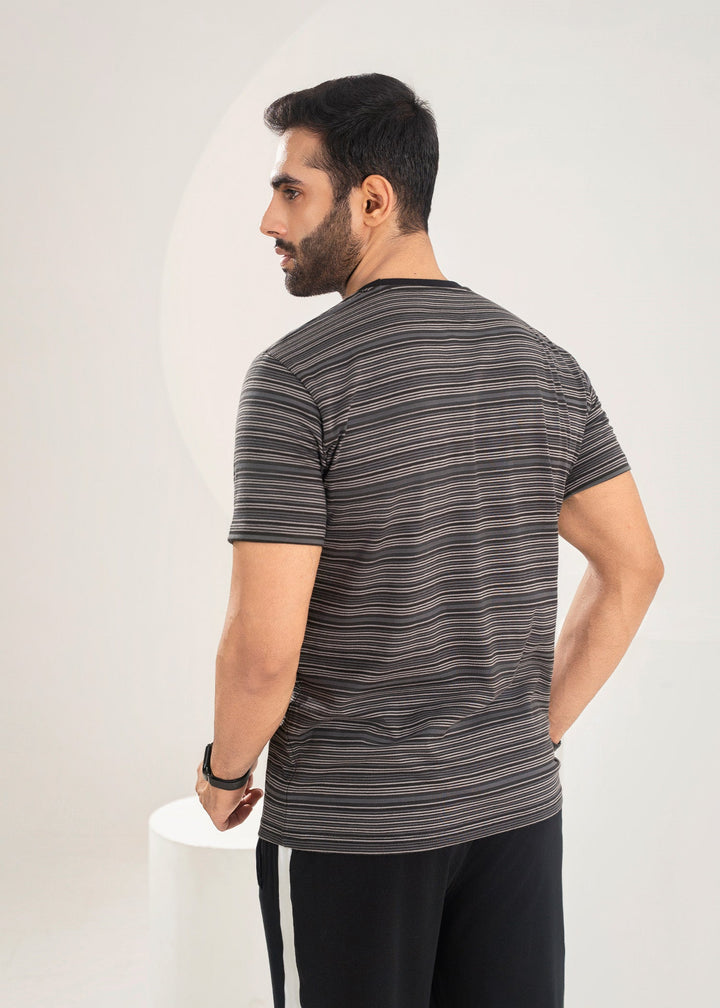 West Drop by Buraq Mens Shirt RTW Solids Cotton 1 Piece Suit Charcoal Stripper Casual Collection