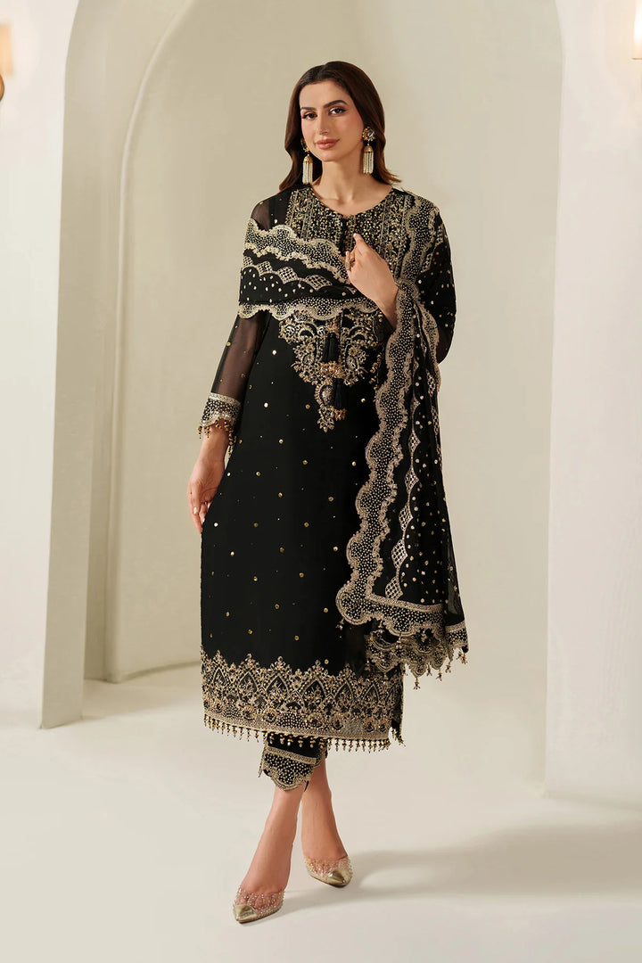 Alizeh Fashion Unstitched Embroidered Chiffon 3 Piece Suit AF26UCF AF-HM-4049-Reshma - Festive Collection
