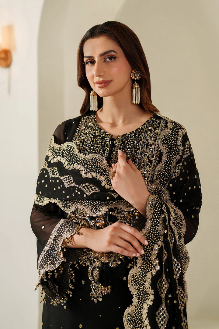 Alizeh Fashion Unstitched Embroidered Chiffon 3 Piece Suit AF26UCF AF-HM-4049-Reshma - Festive Collection