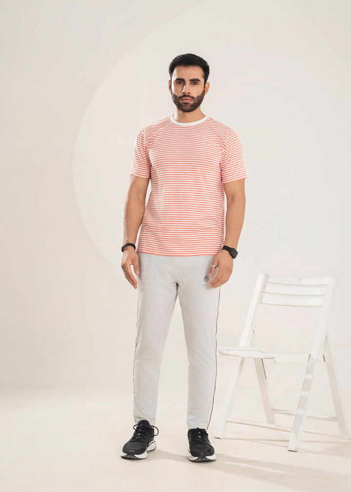 West Drop by Buraq Mens Shirt RTW Solids Cotton 1 Piece Suit Pink Stripper Casual Collection