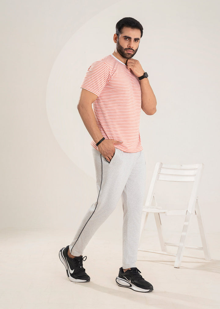 West Drop by Buraq Mens Shirt RTW Solids Cotton 1 Piece Suit Pink Stripper Casual Collection