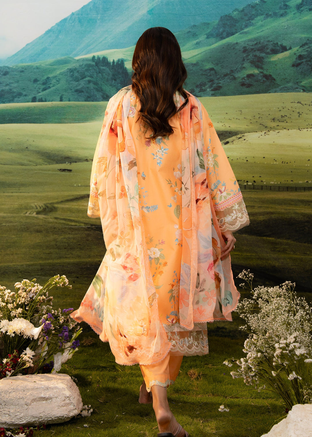 Elysian by Meerak RTW Embroidered Lawn 3 Piece Suit Solstice Casual Collection