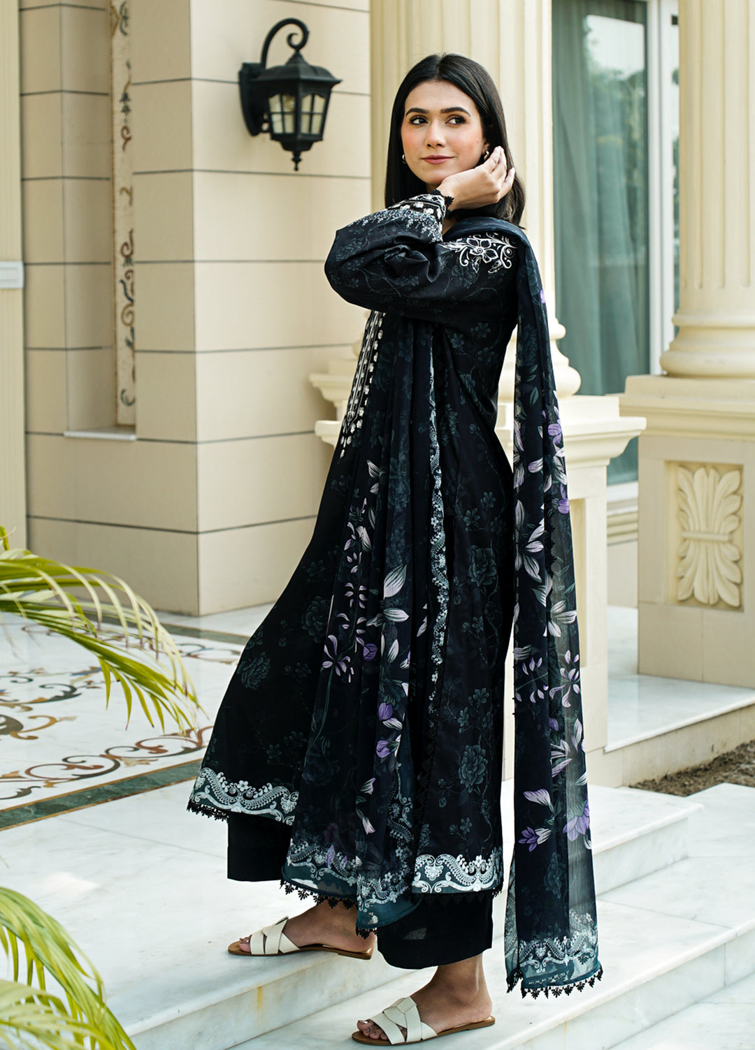 Zyna RTW Printed Lawn 3 Piece Suit ZY26ULP Riva - Casual Collection