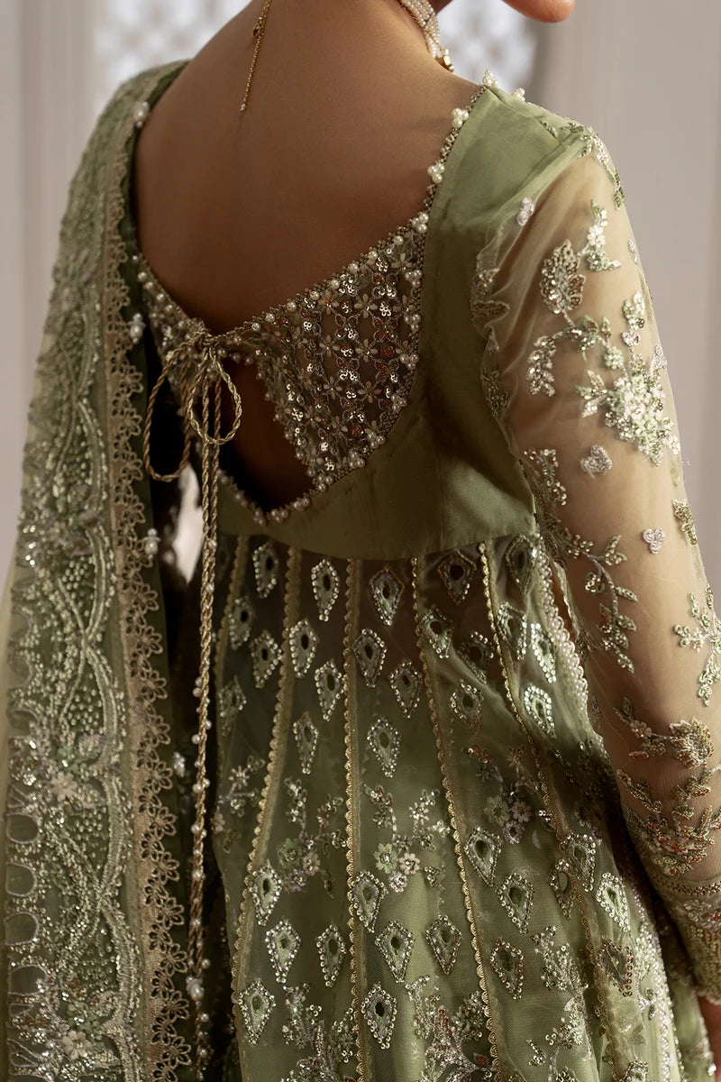 Aure by Afrozeh Unstitched Embroidered Net 3 Piece Suit AF26UAW Theodora FW01234 - Wedding Collection