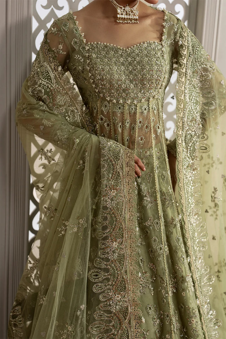 Aure by Afrozeh Unstitched Embroidered Net 3 Piece Suit AF26UAW Theodora FW01234 - Wedding Collection