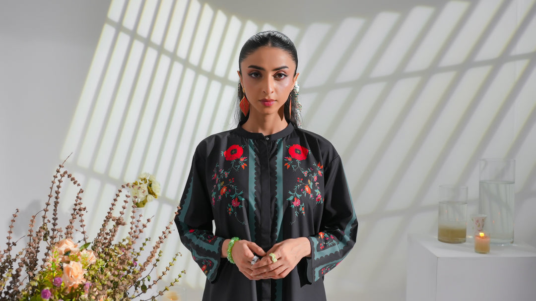 Dhaga Women Pret Printed 2 Piece Soft Crepe Juna SS25DSP274 - Summer Collection