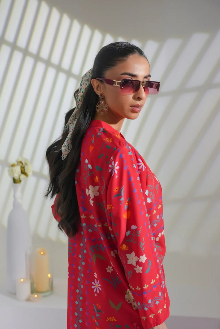 Dhaga Women Pret Printed 2 Piece Soft Crepe Faune SS25DSP287 - Summer Collection