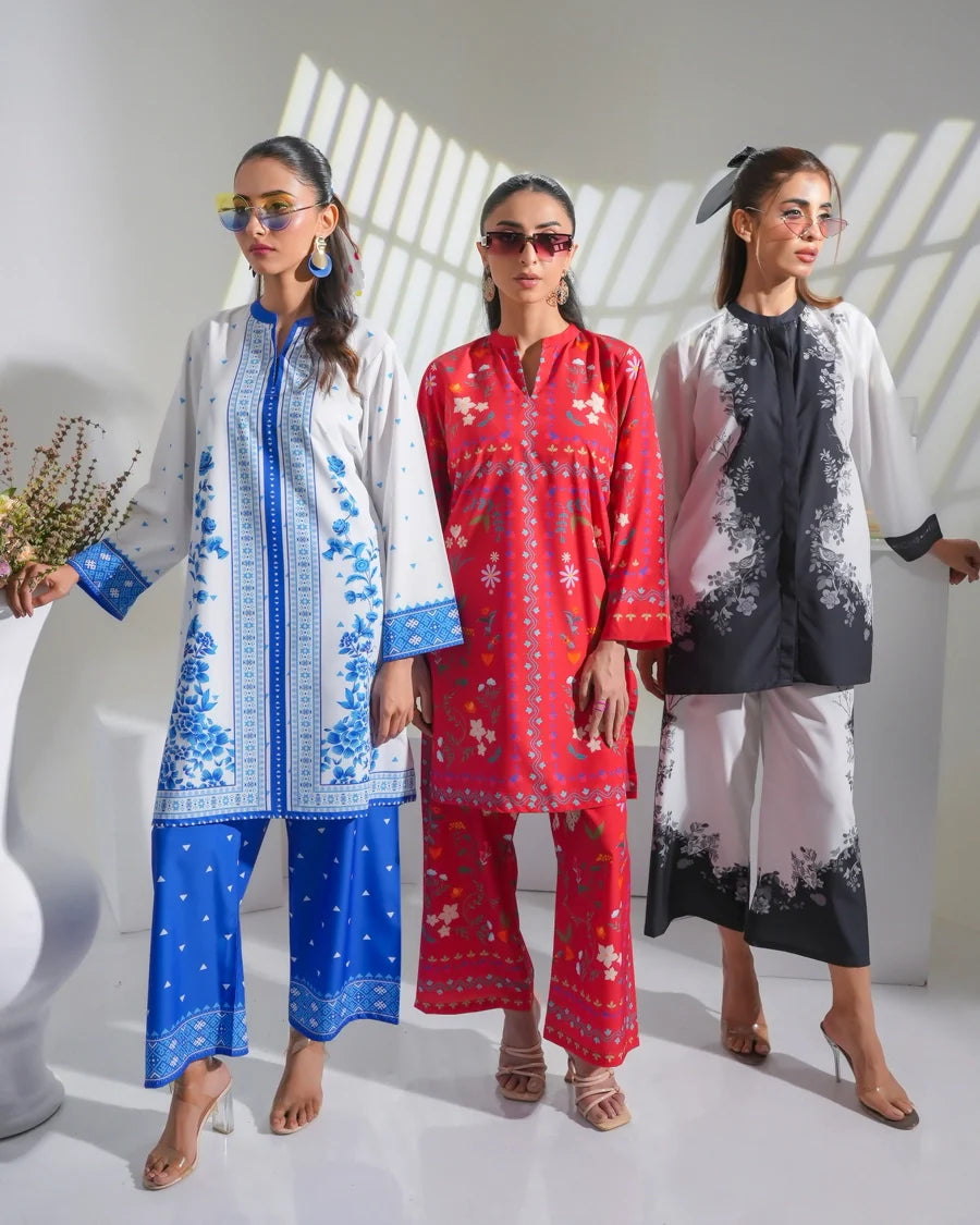 Dhaga Women Pret Printed 2 Piece Soft Crepe Harper SS25DSP277 - Summer Collection