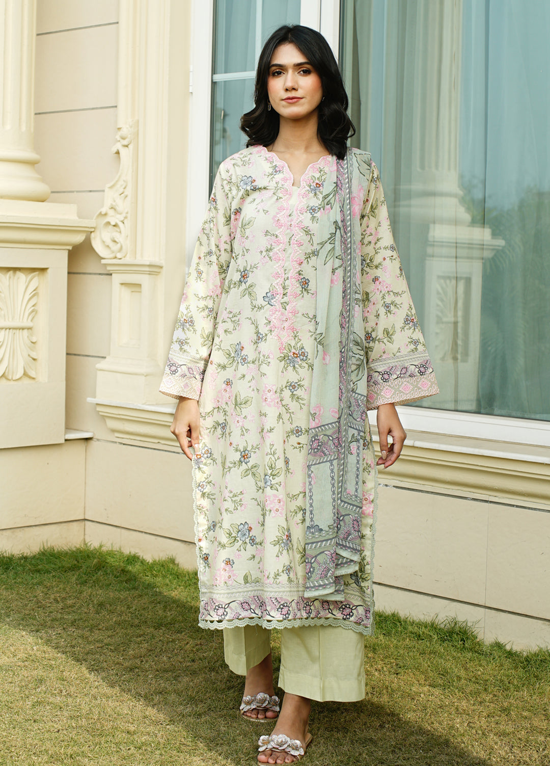 Zyna RTW Printed Lawn 3 Piece Suit ZY26ULP Fayla - Casual Collection
