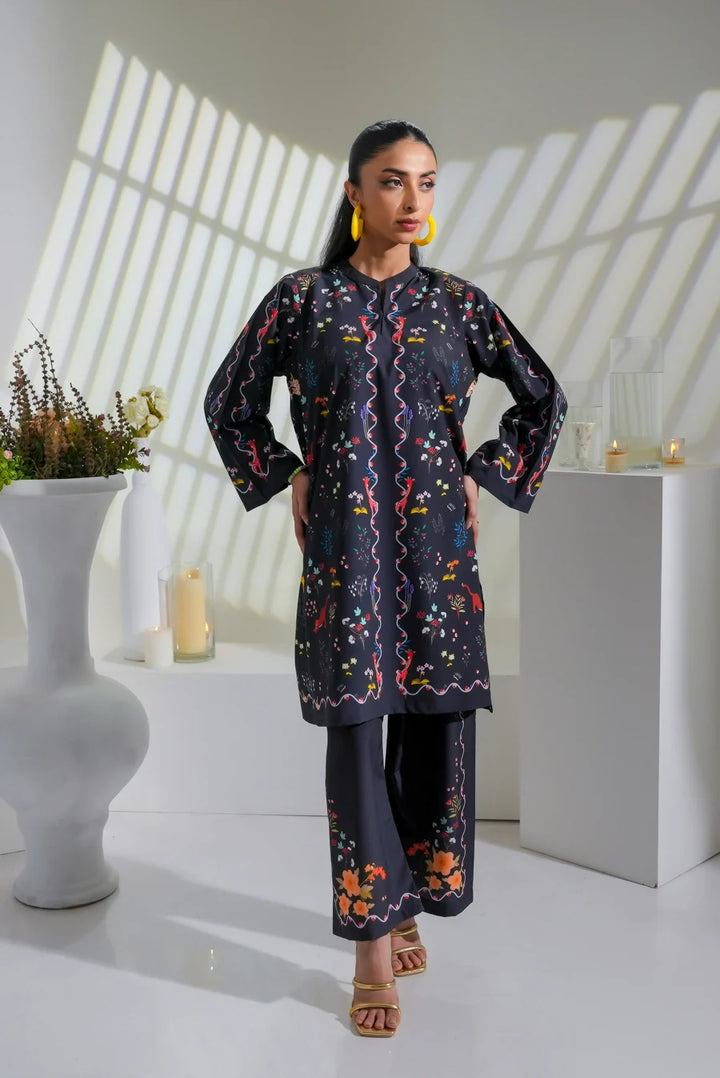 Dhaga Women Pret Printed 2 Piece Soft Crepe Cleo SS25DSP279 - Summer Collection