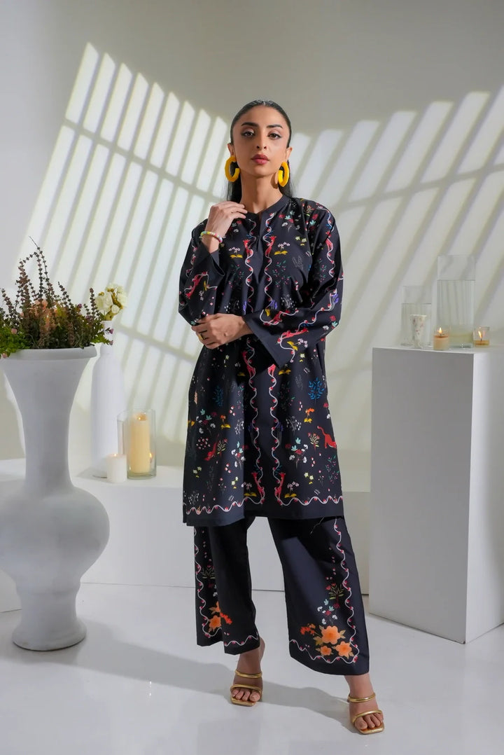 Dhaga Women Pret Printed 2 Piece Soft Crepe Cleo SS25DSP279 - Summer Collection