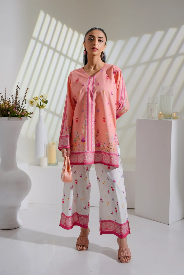 Dhaga Women Pret Printed 2 Piece Soft Crepe Bella SS25DSP267 - Summer Collection