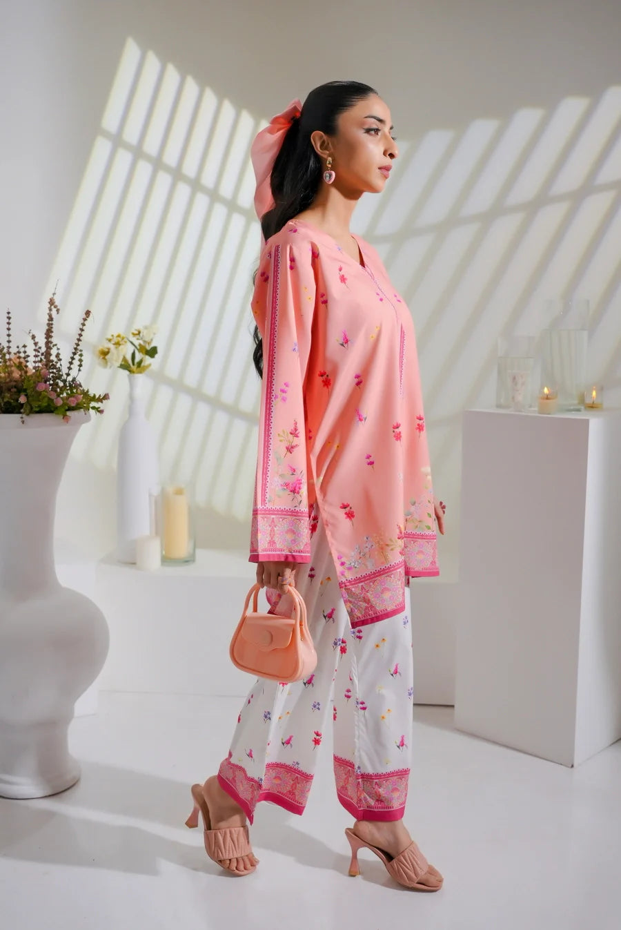 Dhaga Women Pret Printed 2 Piece Soft Crepe Bella SS25DSP267 - Summer Collection